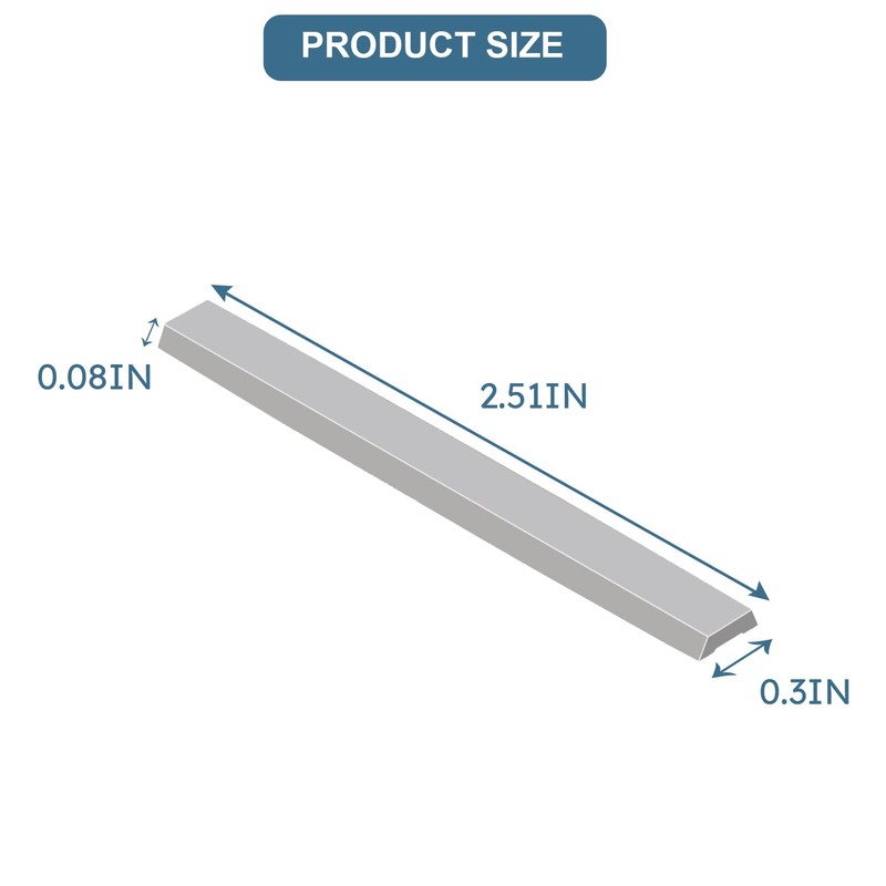 Premium Carbide Scraper Replacement Blade, 2-Inch, for 665 Scraper, Removes