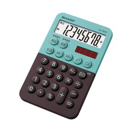 Sharp EL-760R-GX Color Design Calculator, 8 Digit Display, Green