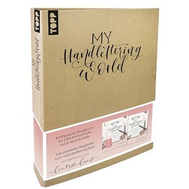 My Handlettering World Ringbuch DIN A4: Kraftpapier-Ringbuch zum individuellen Gestalten mit 8 Trennblättern