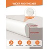 QYV Baby Proof Edge Corner Protector, 16.4FT 0.47''Th L-Shape Furniture