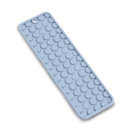madesmart Small Styling Heat Mat - Grey, Heat-Resistant Silicone for Vanity & Countertop Protection, Fold for Travel