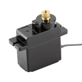 GLOBACT 1.2KG Micro Metal Gear RC Servo for 1/18 Arrma Granite Grom 1/16 Mojave Grom 1/14 Typhon Grom RC Truck 1/12 Losi Nascar RC Racecar Upgrade SPMSSX110