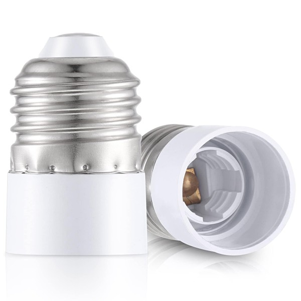 Pack of 2 Lamp Socket Adapter Converter - E27 Socket