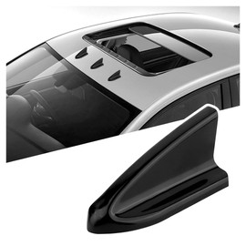 10PCS Shark Fin Spoilers for Cars,Waterproof Shark Rear Spoiler Wing for Spoiler Roof Decoration,Universal Car Spoiler Car Exterior Accessories for Cars Trucks SUVs (Black #02)