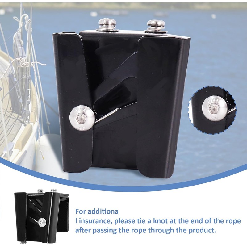 Pontoon Fender Clips for Square Rails, Mental Pontoon Boat Bumpers
