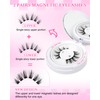 EMEDA Natural Look Magnetic Eyelashes Kit - 2 Pairs Reusable