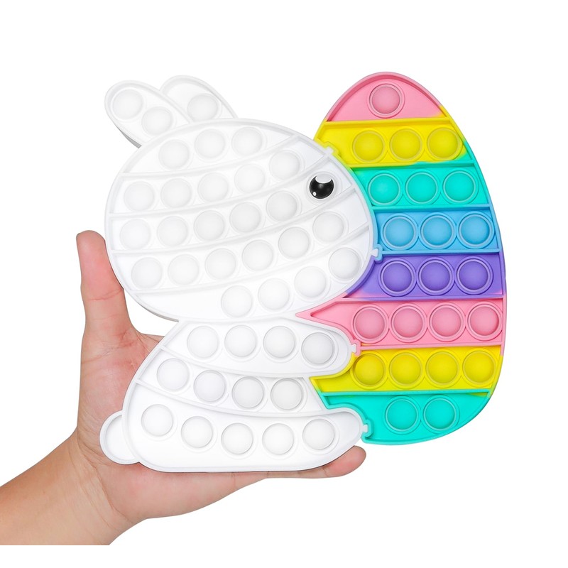 TOMMIKE Easter Bunny Pop It Fidget Toy Bubble Sensory for