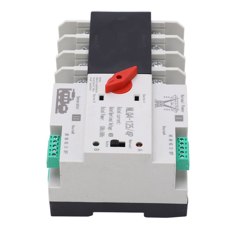 4P Dual Power Automatic Transfer Switch High Temperature Resistant Double