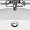Huuraa Sink Plug Heart 4 cm with Motif for the