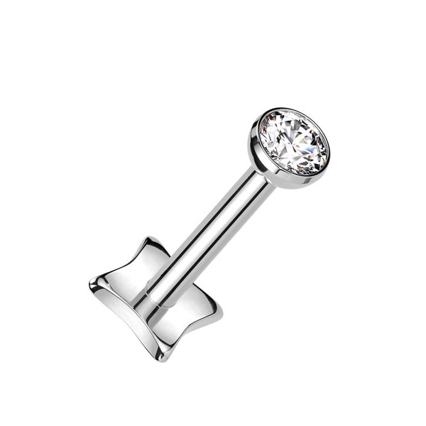 Pierced Owl 18GA ASTM F-136 Implant Grade Titanium Threadless Push-In