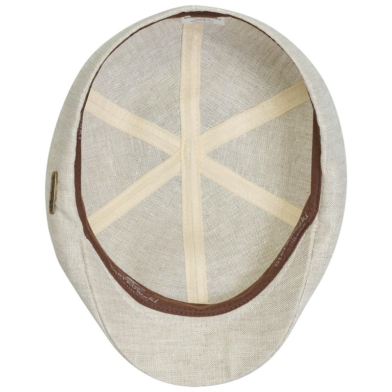 Sterkowski Light Breathable Linen Summer 6 Panel Duckbill Flat Cap