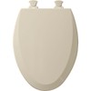 Bemis 1500EC-162 is an Elongated Molded Wood Toilet Seat Closed