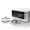 HIC Kitchen Collapsible Microwave Food Cover, BPA Free, Contains Splatter