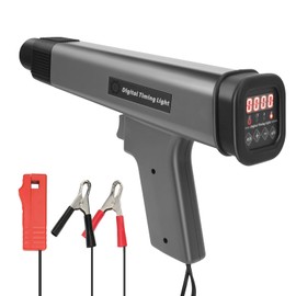 Ignition Light Gun, Strobe Lamp, 12 V Ignition Timing Gun, Ignition Adjustment Lamp, Digital Engine Ignition Timing Light for Car, Motorcycle, Boat, Plane, Lawnmower, Ignition Timing Detection Tool
