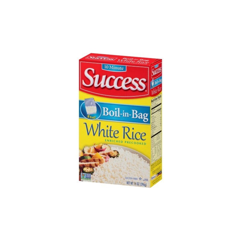 Boil-In-Bag White Rice, 14 Oz (3 Boxes of 4 Count)