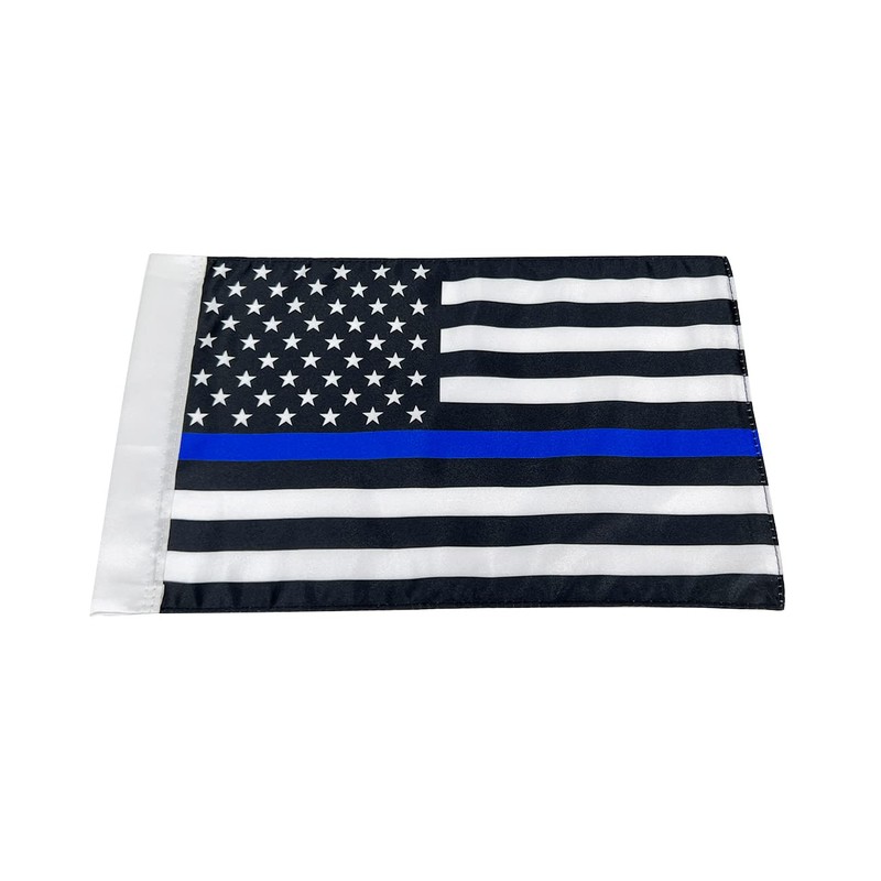 Motorcycle Flag,Thin Blue Line USA American Flag,Double Sided Double Stitched
