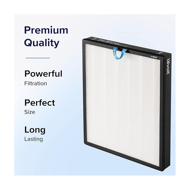 LEVOIT Vital 100S Air Purifier Replacement, 3-in-1 HEPA, High-Efficiency Activated