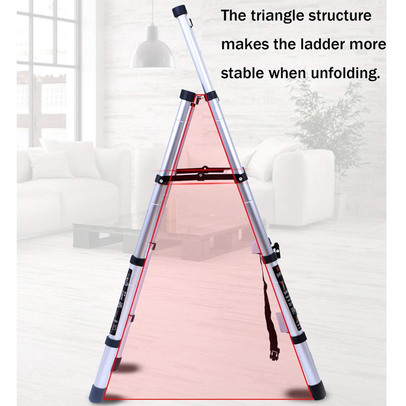 New Aluminum Alloy Telescopic Ladder Herringbone Ladder Project A-Frame Ladder