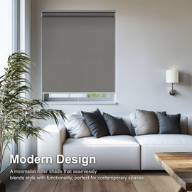 CHICOLOGY Roller Window Shades , Window Blinds , Window Shades for Home , Roller Shades , Window Treatments , Window Blinds Cordless , Door Blinds , Urban Grey (Light Filtering), 48"W X 72"H