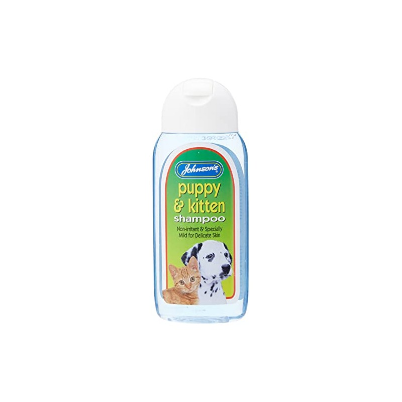 Johnsons Veterinary Products Puppy and Kitten Shampoo,200 ml (Pack of