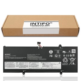 INTIFO 59Wh L21C4PE2 Laptop Battery Compatible with Lenovo Yoga 6-13ALC7 6-13ABR8 Series L21D4PE1 L21M4PE2 5B11F29411 5B11N47428 5B11N47462 5B11F29421 5B11F29414 5B11N47499 [15.52V 3815mAh 4-Cell]