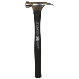 Dead On Tools DOC-24 Straight Handle Framing Hammer, 24 Ounce, Chrome