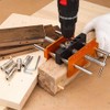 Tiardey Pocket Hole Jig Dowel Jig Clamping Range 10-60mm Drill