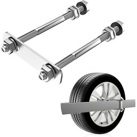 Spare Tire Carrier, 120LBS Weight Capacity Boat Trailer Spare Tire Mount, Universal Upgrade Designed Trailer Spare Tire Holder, Fits 4 & 5 & 6 Lugs Wheels on The Various Bolt Patterns