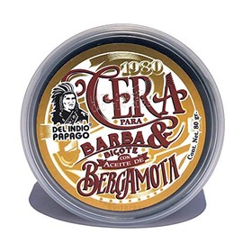 INDIO PAPAGO Cera para Barba y bigote con Aceite de Bergamota - 88 grs