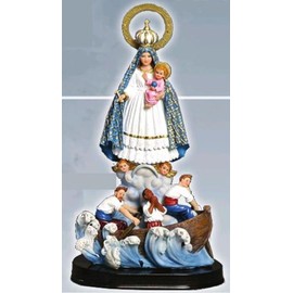 San Benito Virgen De La Caridad Del Cobre / Lady of Charity 8" Height