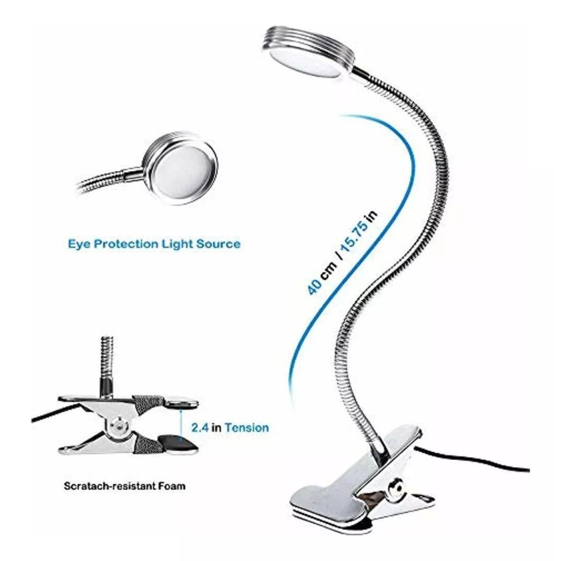 Nuoyatiyu Lámpara De Belleza Usb Led Escritorio Luz Blanco/calida