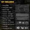 YEHERIT Timing Chain Kit with Tensioner Guide Rail Gear Compatible