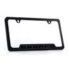 Ford Bronco Metal License Plate Frame Tag Holder - Black