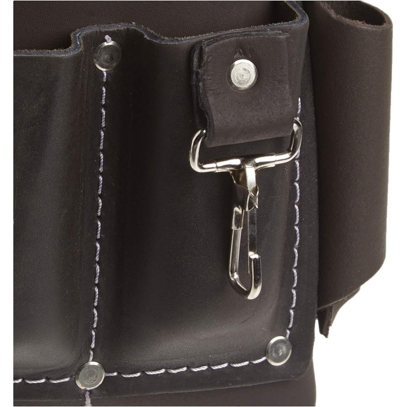 McGuire-Nicholas 526-CC Brown Professional Electrician'S Pouch, oil tanned leather