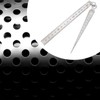 Milageto Taper Gauge Measuring Tool Stainless Steel Easy to Read