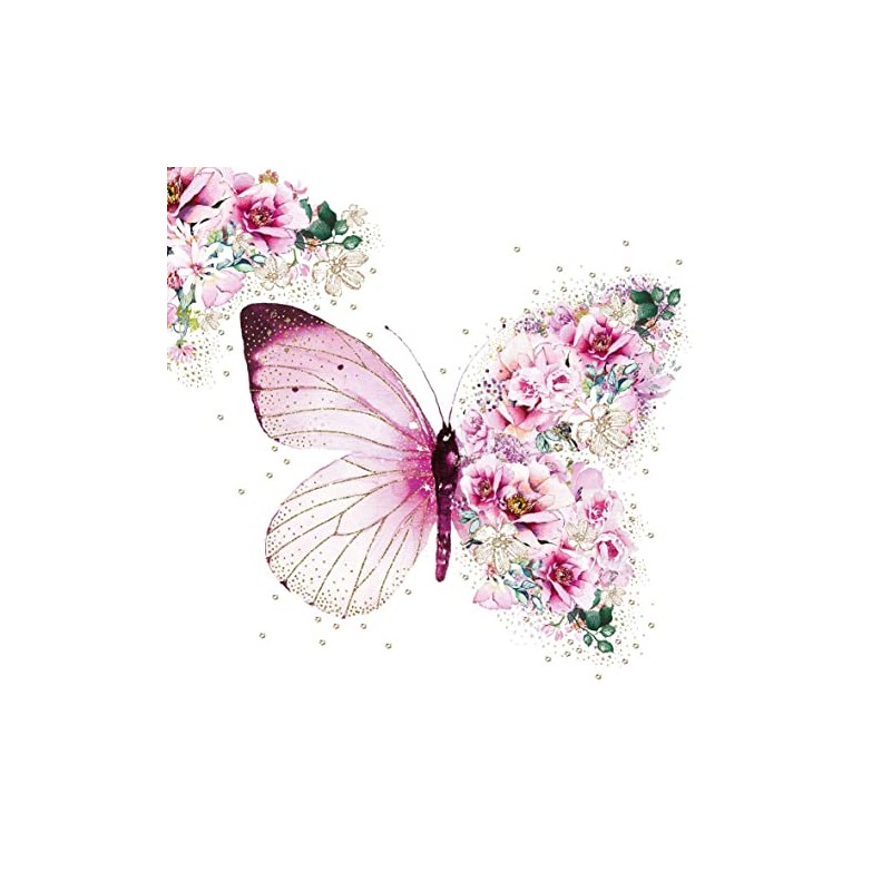 20 Napkins Fairytale Butterfly Romantic Table Decoration 33 x 33