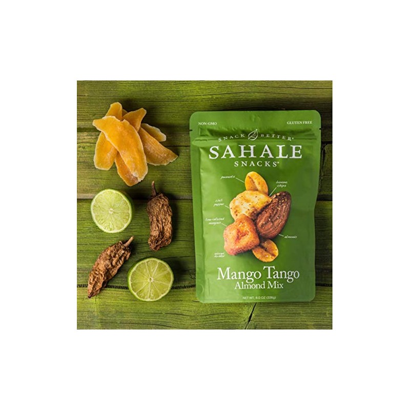 Sahale Snacks Mango Tango Almond Trail Mix, 8 Ounces