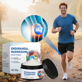 BaiKupo EnduraHeal Magnesium Cream,Magnesium Relief Bone Healing Cream,New Upgraded Joint Creams,Joints and Bone Advanced Creams,for Neck,Waist,Back,Hand,Feet and Leg,for All Skin Types(2PCS,50g)