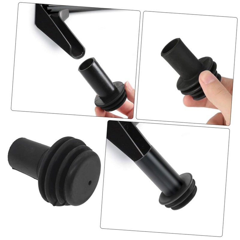 SHINEOFI 4PCS Rv Gutter Spout Covers Durable Extensions for Rv