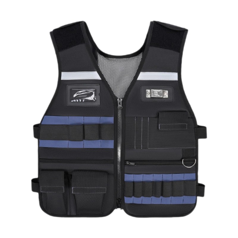 Sharplace Electrician Tool Vest Multi Pockets Hardware Tool Pouch Lightweight