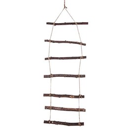 Rayher Decorative wooden ladder for hanging, natural