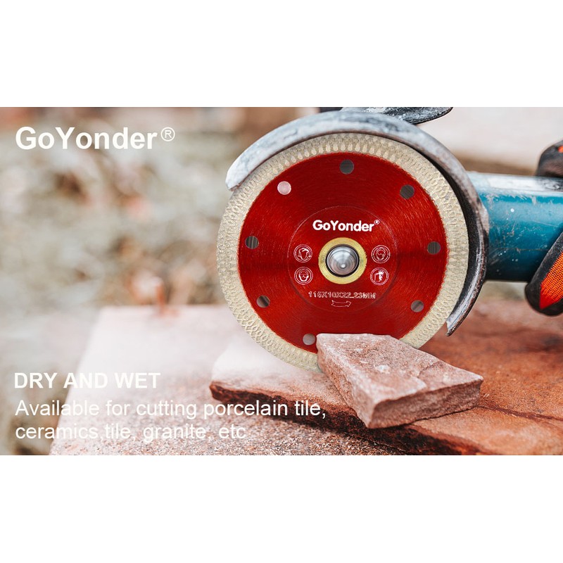 GoYonder Super Thin 4.5" Grinder Blades Tile Blade, Diamond Saw
