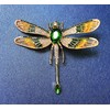 KristLand Broches de cristal austriaco con diseño de mariposa, libélula,