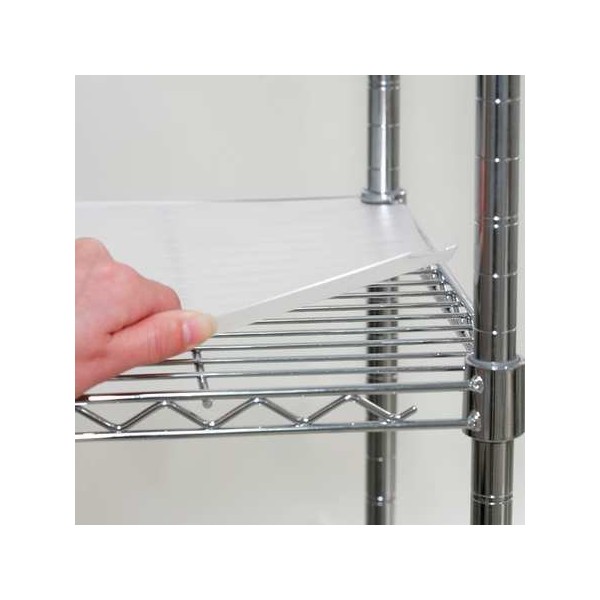 Shelf Liner, 72 x 24 in, Clear, PK4 - Set