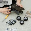 LewanSoul Robot Chassis Car Kit, 360° Omnidirectional Wheels, Aluminum Alloy