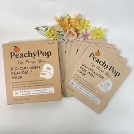 PeachyPop Bio-Collagen Real Deep Mask - Pack of 5