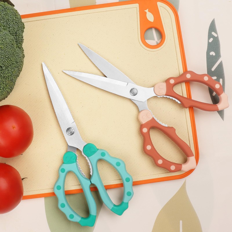Frepxzlk Kitchen Scissors, Heavy Duty Kitchen Scissors with Sharp Stainless