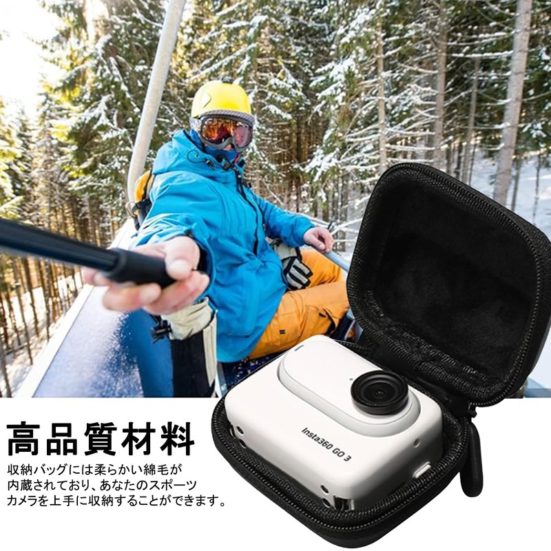 For Insta360 GO 3S/GO 3 Camera Bag, Full Protection, Insta360
