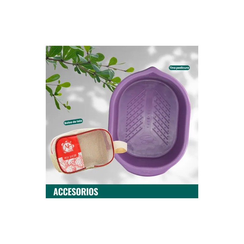 Mc Spa Kit Tina Relax 14 pzs Exfoliante y Sales