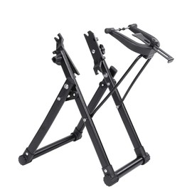 Ejoyous Wheel Truing Stand, Foldable Tire Wheel Maintenance Holder Rim Stand Home Mechanic Cycling Repair Stand Accessory Fit for 16" - 29" Wheel